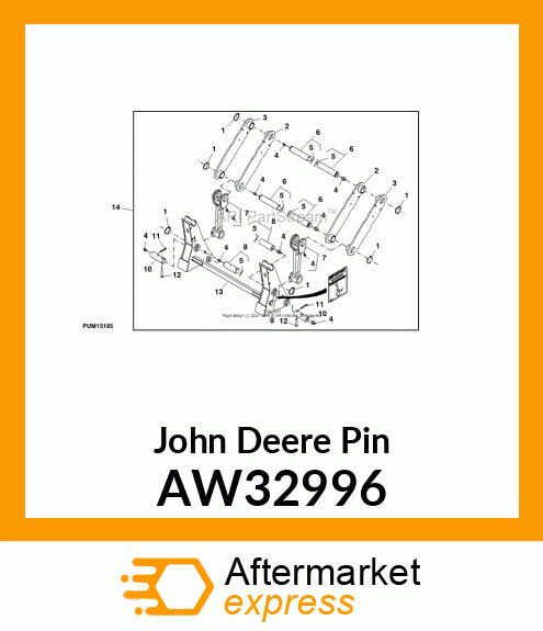 PIN ASSEMBLY AW32996