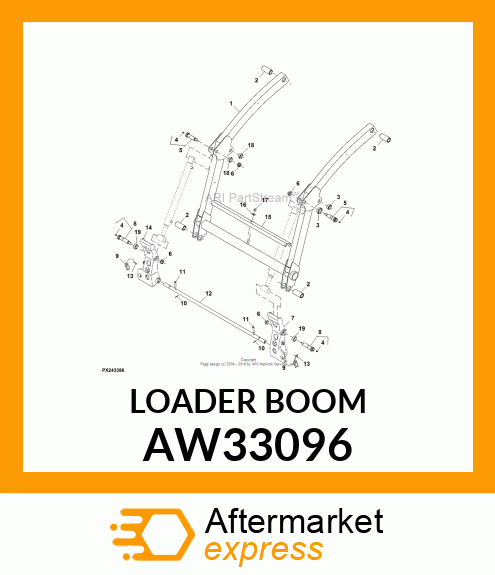 LOADER BOOM AW33096