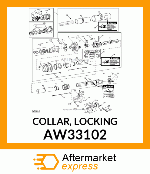 COLLAR, LOCKING AW33102