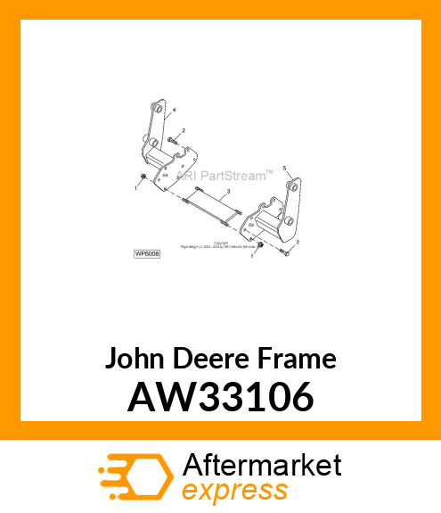 FRAME, MOUNTING (RH) AW33106