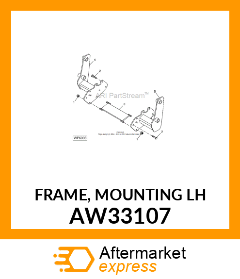 FRAME, MOUNTING (LH) AW33107