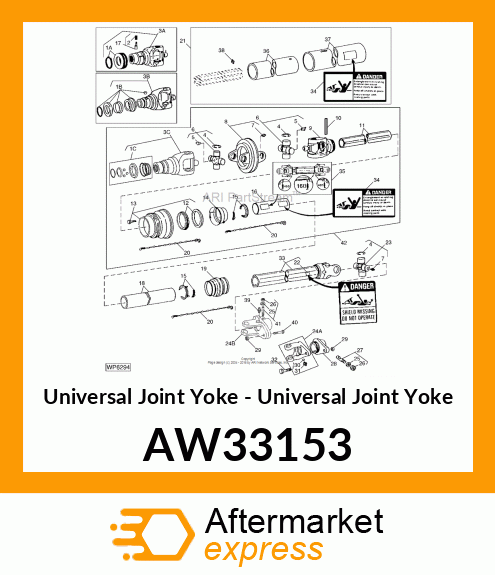 U Joint Yoke AW33153