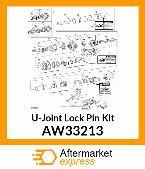 U-Joint Lock Pin Kit AW33213