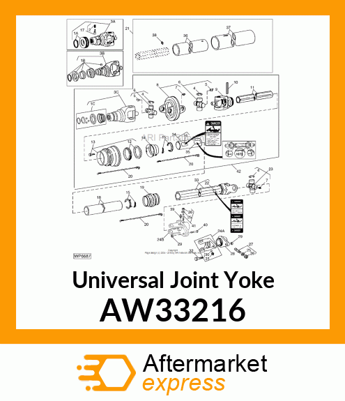 Universal Joint Yoke AW33216