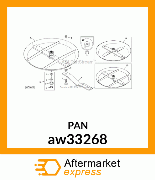 ARM, ARM, ROUND BLADE HOLDER aw33268