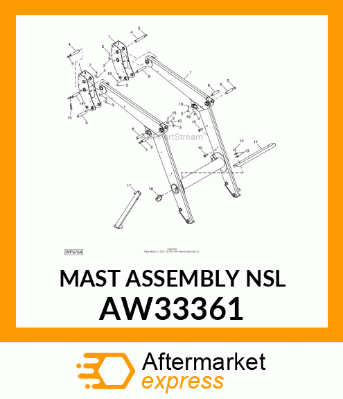 MAST ASSEMBLY (NSL) AW33361