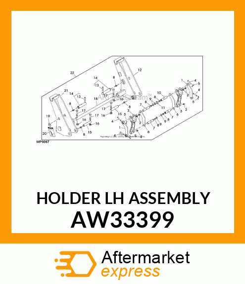 HOLDER (LH) ASSEMBLY AW33399