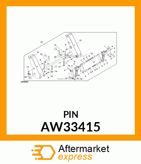 PIN ASSEMBLY AW33415
