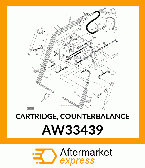 CARTRIDGE, COUNTERBALANCE AW33439