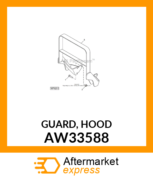 GUARD, HOOD AW33588