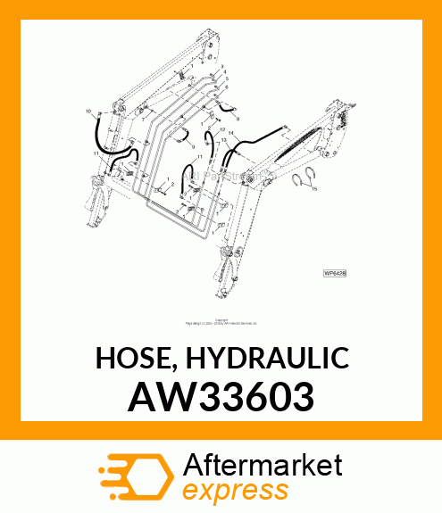 HOSE, HYDRAULIC AW33603