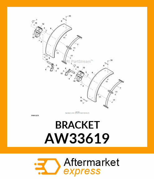 SUPPORT, FENDER AW33619