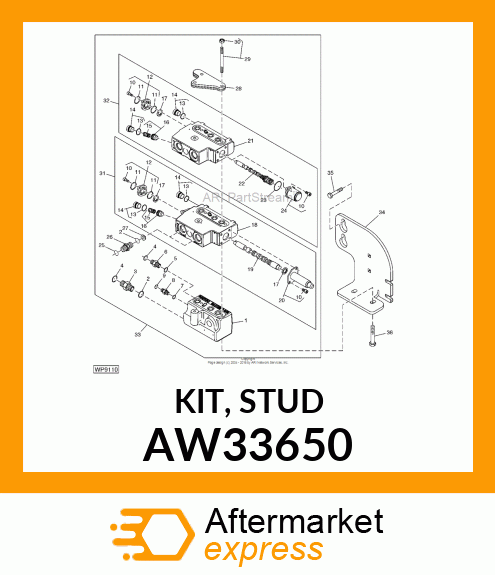 KIT, STUD AW33650