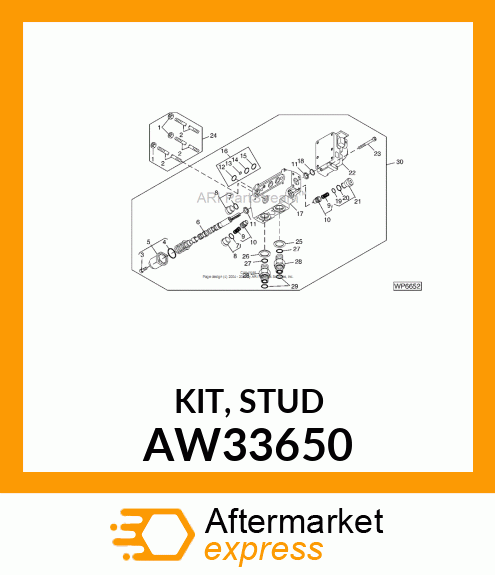 KIT, STUD AW33650