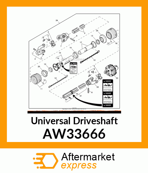 DRIVELINE, WING AW33666