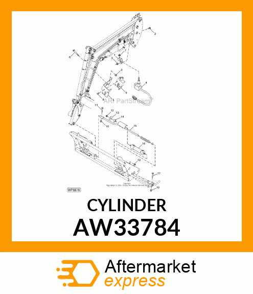 CYLINDER, 32 X 16 AW33784