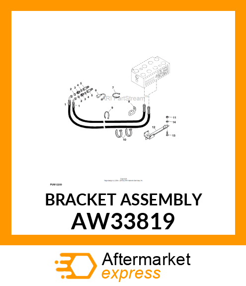 BRACKET ASSEMBLY AW33819