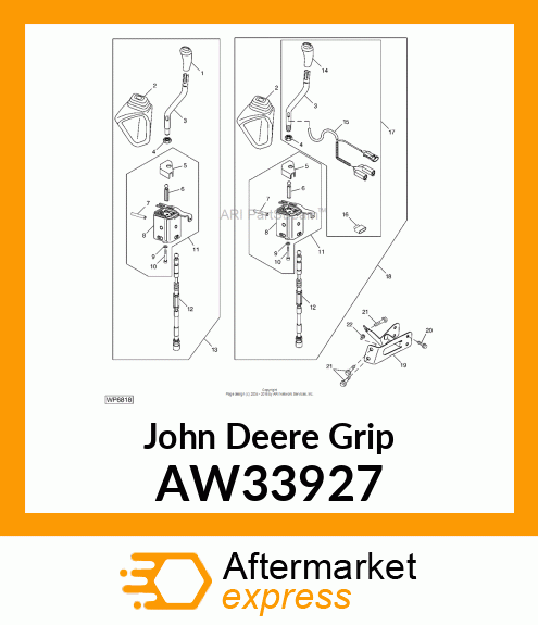 GRIP ASSEMBLY, ICV, (3 FUNCTION) AW33927