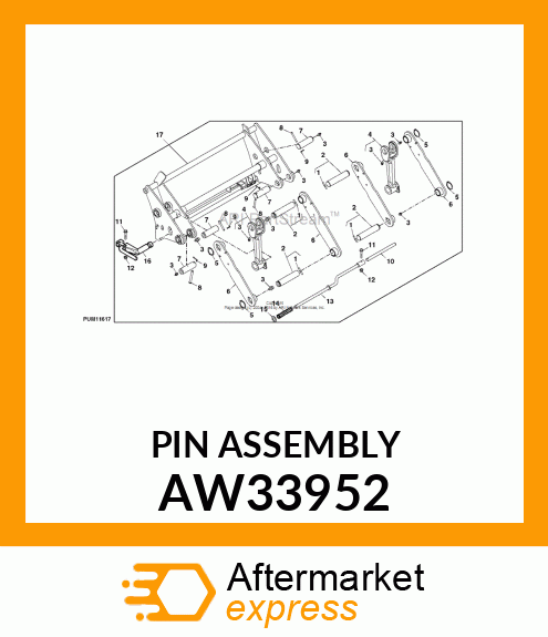 PIN ASSEMBLY AW33952
