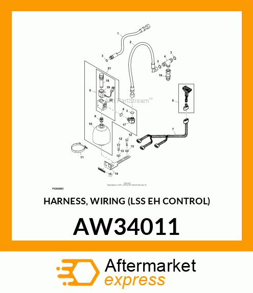 HARNESS, WIRING (LSS EH CONTROL) AW34011