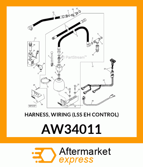 HARNESS, WIRING (LSS EH CONTROL) AW34011