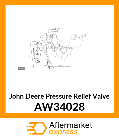 CARTRIDGE, RELIEF VALVE AW34028