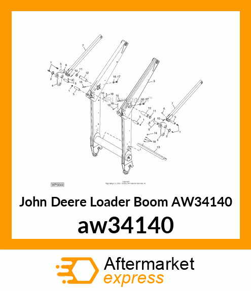 BOOM, LOADER (741 SL AND NSL) aw34140