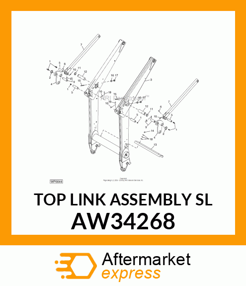 TOP LINK ASSEMBLY (SL) AW34268