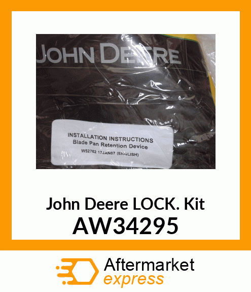 KIT, HARDWARE LOCKING DEVICE AW34295