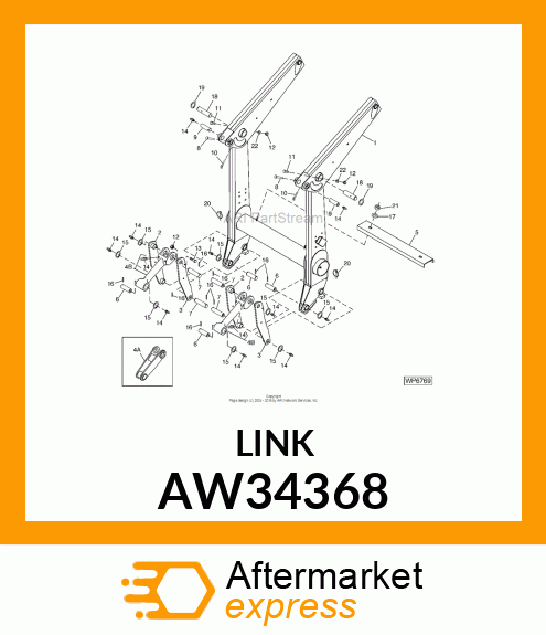 LINK, DRIVE (RH) AW34368