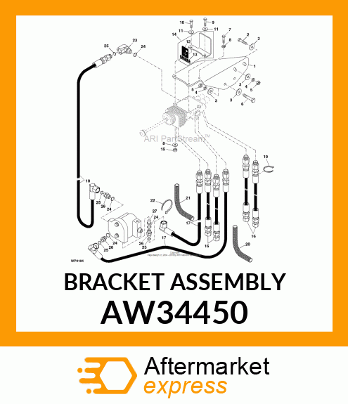 BRACKET ASSEMBLY AW34450