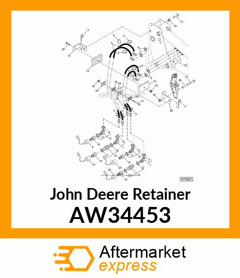 RETAINER ASSEMBLY AW34453