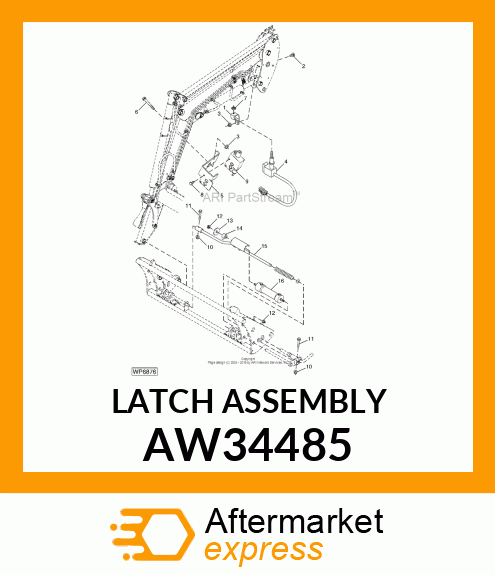 LATCH ASSEMBLY AW34485