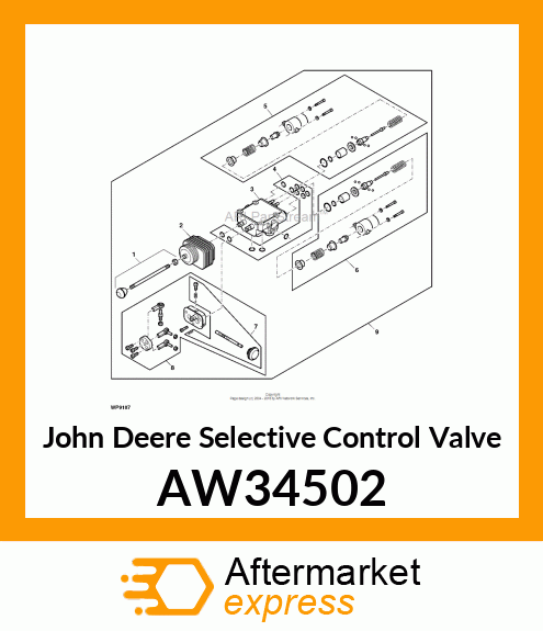 VALVE, SINGLE LEVER CONTROL AW34502