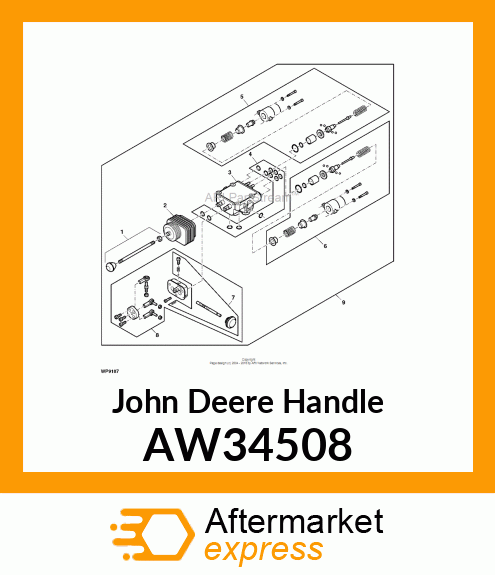 KIT, JOYSTICK HANDLE AW34508