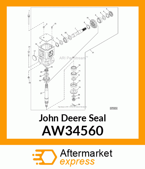 SEAL, OIL SEAL AW34560