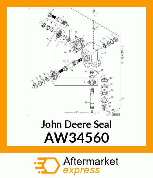 SEAL, OIL SEAL AW34560