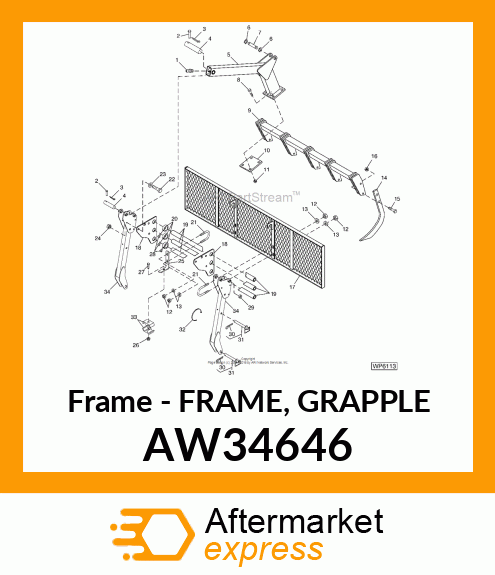 Frame - FRAME, GRAPPLE AW34646