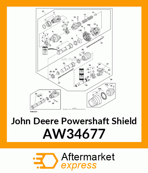 SHIELD TUBE,OUTER AW34677