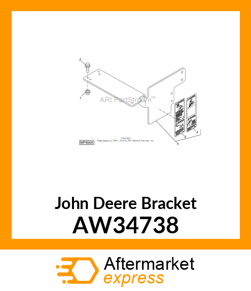 BRACKET, TOOLBOX AW34738