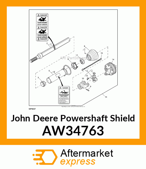 POWERSHAFT SHIELD, SHIELD, POWERSHA AW34763