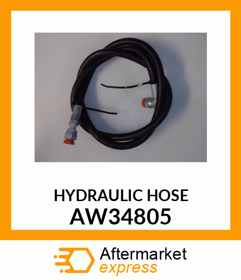 HOSE, HYDRAULIC (9.52 X 1850 MM) AW34805