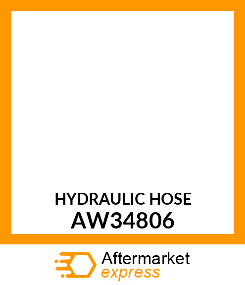 HOSE, HYDRAULIC (9.52 X 1850 MM) AW34806