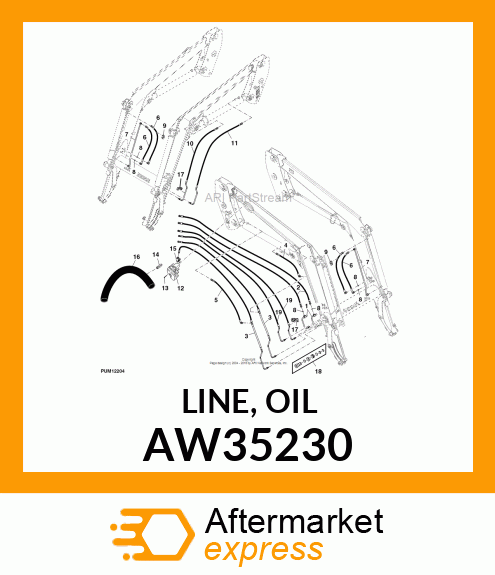LINE, OIL AW35230