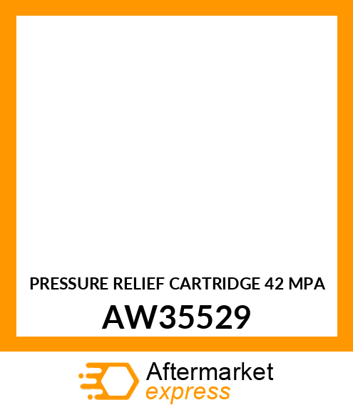 PRESSURE RELIEF CARTRIDGE (42 MPA) AW35529