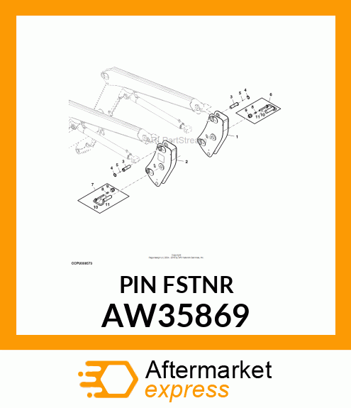 Spare part AW35869 + PIN