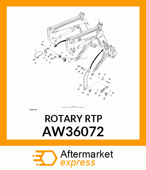 ROTARY RTP AW36072