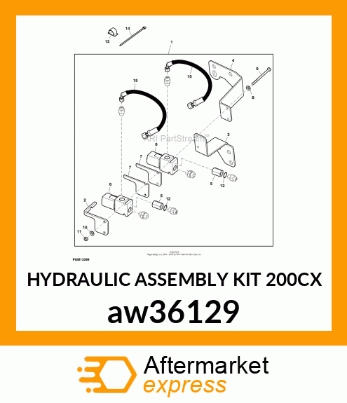 HYDRAULIC ASSEMBLY KIT 200CX aw36129