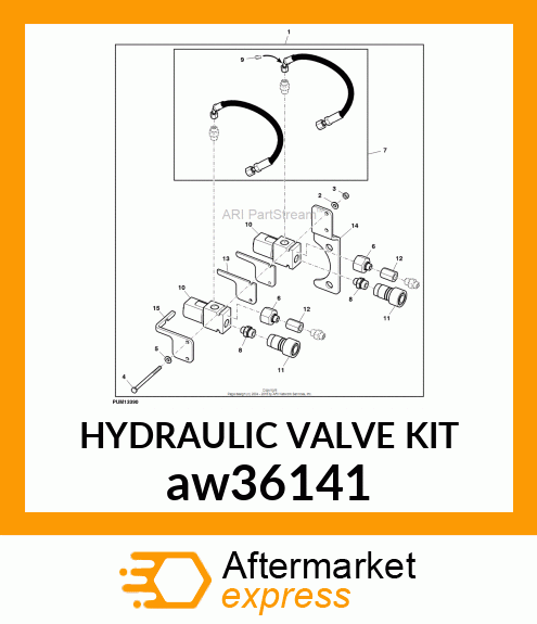 HYDRAULIC VALVE KIT aw36141