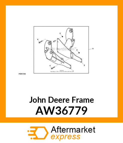 FRAME, MOUNTING (RH) AW36779